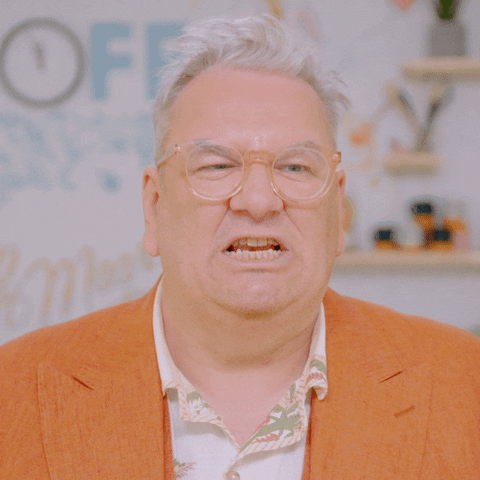 VIER happy angry joke bake GIF