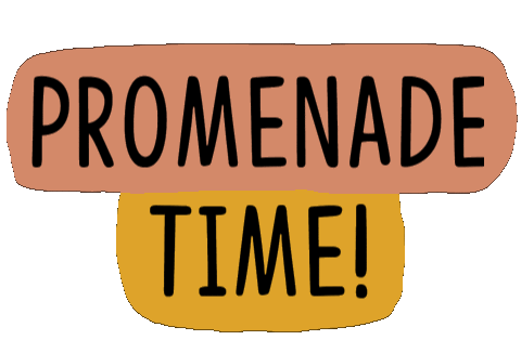 Promenade Sticker by Nanda Green