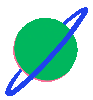 Milky Way Rainbow Sticker by Yeremia Adicipta