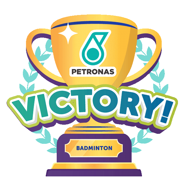 PetronasMY sports victory champion trophy Sticker
