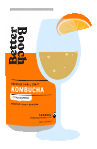 Cheers Kombucha Sticker by Better Booch