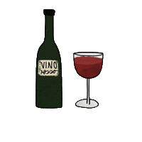 Vino Rosso Sticker by BestBoulders