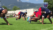 fc grenoble exercise GIF by FCG Rugby