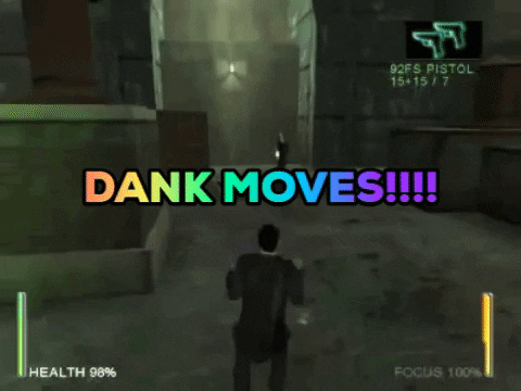 Squareblind giphygifmaker videogame dodge enterthematrix GIF