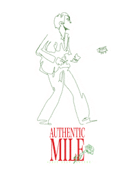 Mile Sticker