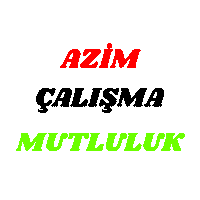 Azim Calisma Mutuluk Sticker by Enes Batur