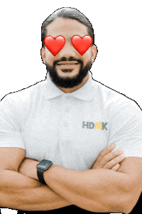 Love It Heart Eyes Sticker by HDMK