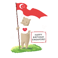 WithLoveGretelSG superfoods nationalday ilovesg happybirthdaysg Sticker
