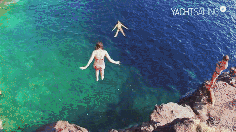 yachtsailing giphygifmaker travel greece yacht GIF