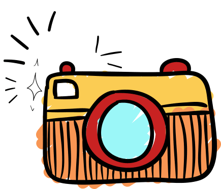 Camera Flash Sticker by Ideaktiv
