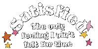 satisfied Sticker by L Devine