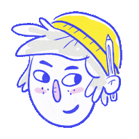 Happy Wink Sticker by turbografik