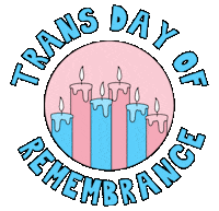 Trans Candles Sticker by Trap Bob