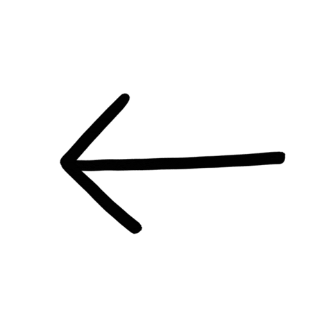 Look Here Arrow Sticker by Luigi Segre