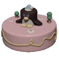 Sleepy Penguin Sticker