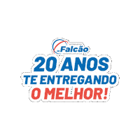 Falcao Anos Sticker by JR Falcão Distribuidora