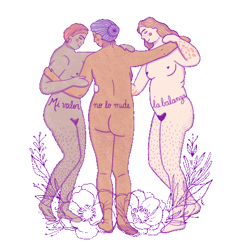 Elunicornioquedibuja body positive balanza elunicornioquedibuja Sticker