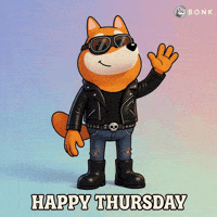Waving Black Shirt GIF by BONK