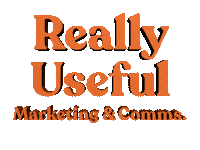 Really Useful Sticker by Really Useful Marketing & Comms.