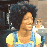 black hair GIF