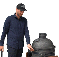 Grilling Green Egg Sticker by The Bastard - Serious Outdoor Cooking