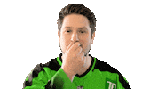 Church Mustache Sticker by Saskatchewan Rush