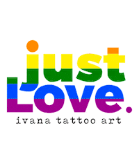 Just Love Sticker by IVANA TATTOO ART