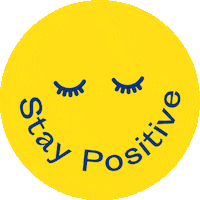 Stay Positive Sticker by Tenue De Attire