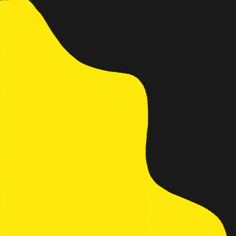 morph black and yellow GIF by Denyse