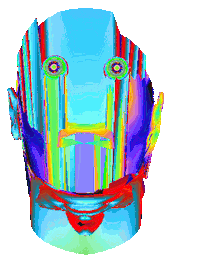 Art Head Sticker by badblueprints