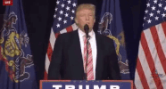 Leaving Donald Trump GIF