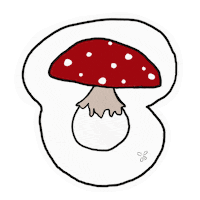 Im Wald Garden Sticker by scholzydesign