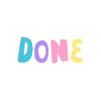 Done Sticker by DASANA