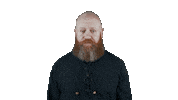 Beard Reaction Sticker by Vinnie Camilleri