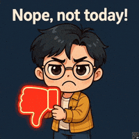 Not Today No GIF by Persona
