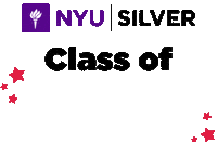 Grad Sticker by NYU Silver