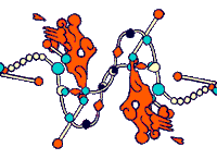 Abstract Sticker by LoupBlaster