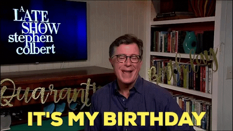 Stephen Colbert Birthday GIF by The Late Show With Stephen Colbert