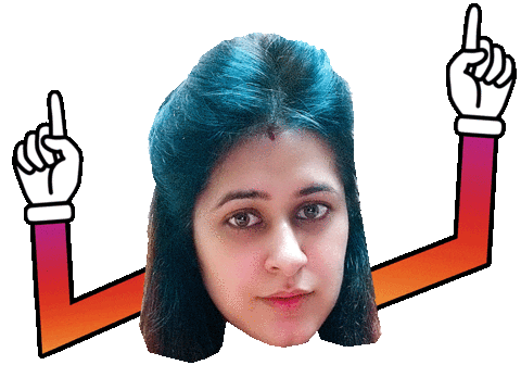 Vishakha Sticker by BORN ON INSTAGRAM