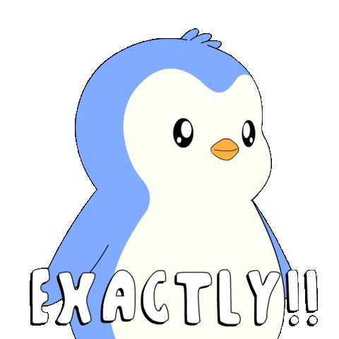 Point Yes Sticker by Pudgy Penguins