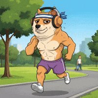 Shiba Inu Running GIF by Doge Pound