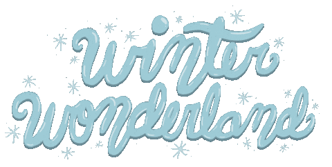 Winter Wonderland Christmas Sticker