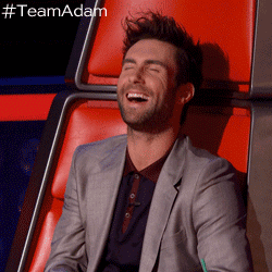 adam levine laughing GIF by The Voice