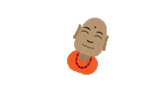 BodhiCulture happy smile buddha bodhiculture Sticker