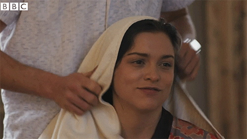 Towel Getting Ready GIF by BBC