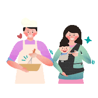 Family Love Sticker by Little Zen Baby
