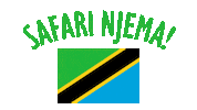 ConseilsVallas green safari tanzania swahili Sticker