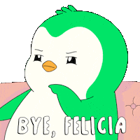 Bye Felicia Sticker by Abster