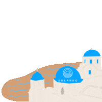 solarko mykonos bratislava solarium solarko Sticker