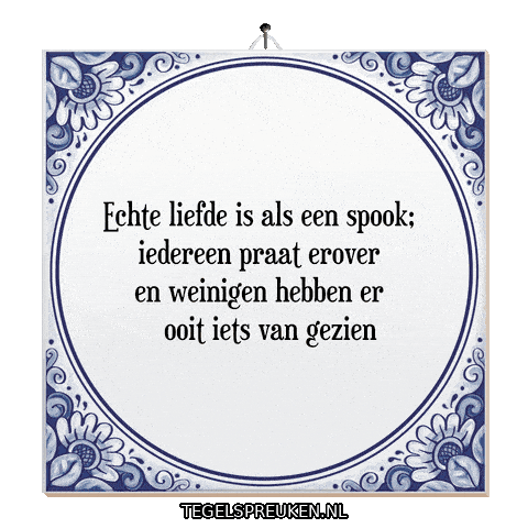 Humor Hart Sticker by Tegelspreuken.nl